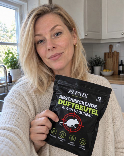 Emma Lindahl mit Pepnix-Duftbeuteln