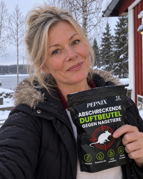 Helena Vikstrom mit Pepnix-Duftbeuteln