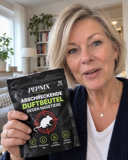 Karin Sundberg mit Pepnix-Duftbeuteln
