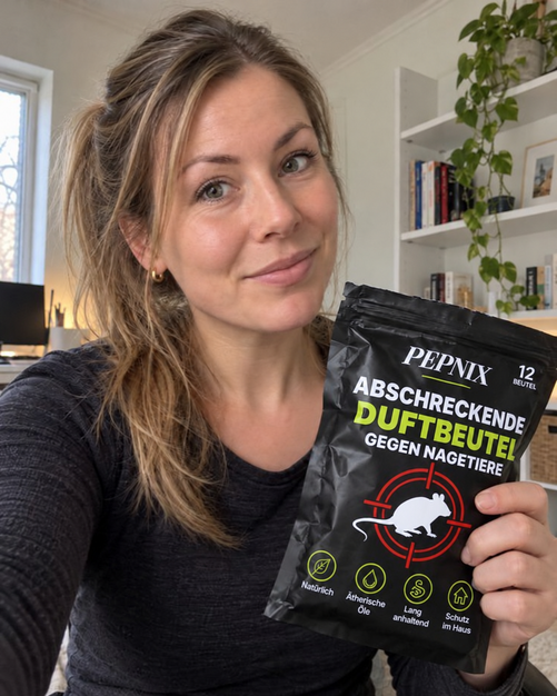 Linnea Norberg mit Pepnix-Duftbeuteln
