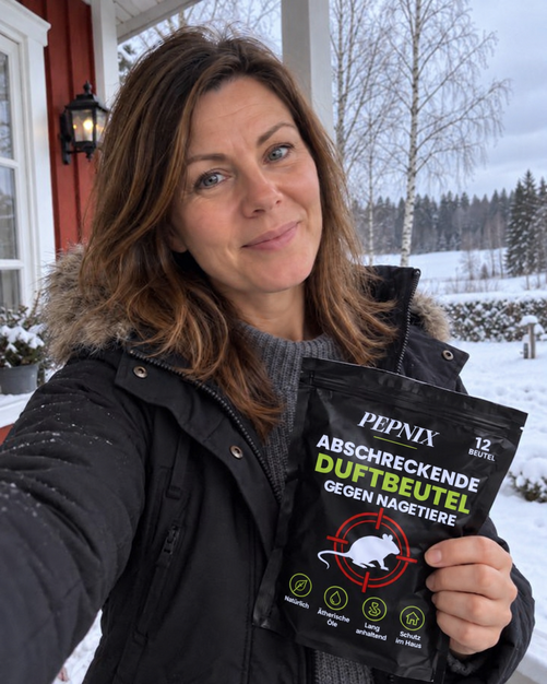 Maria Ek mit Pepnix-Duftbeuteln