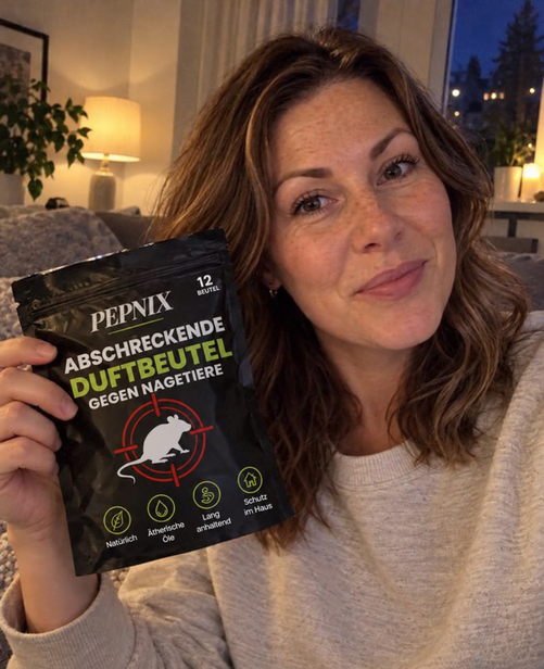 Sara Blom mit Pepnix-Duftbeuteln